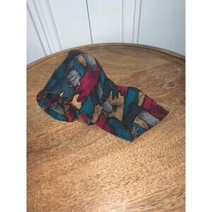 J. Garcia Men's Multicolor Geometric‎ Abstract Silk Necktie